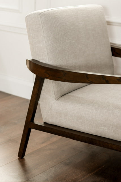Monza Accent Chair - Oatmeal Linen