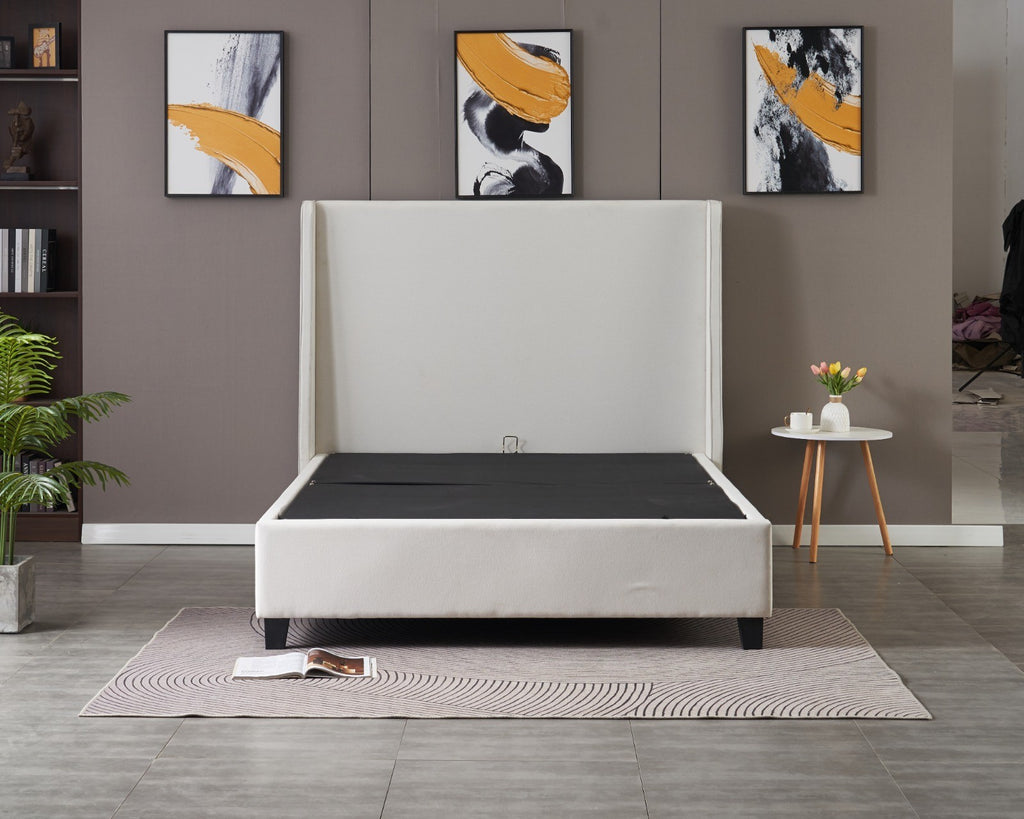 Rivera Ottoman Bed King - Beige