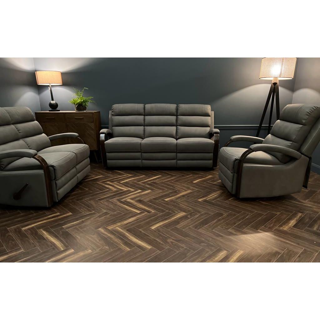 Tony reclining Sofa Range - Smoke Grey