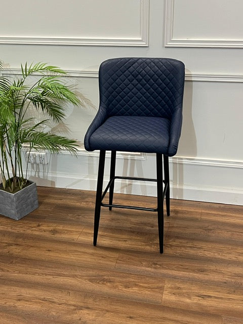 NEPTUNE BARSTOOL - Navy PU