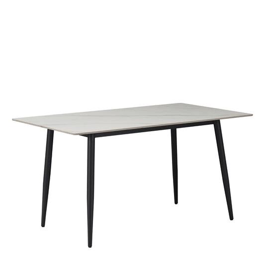 Apollo Dining Table 1.4m   - Sintered Stone White