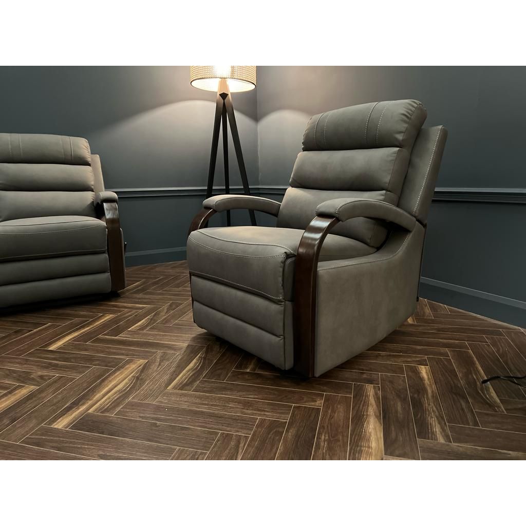 Tony reclining Sofa Range - Smoke Grey