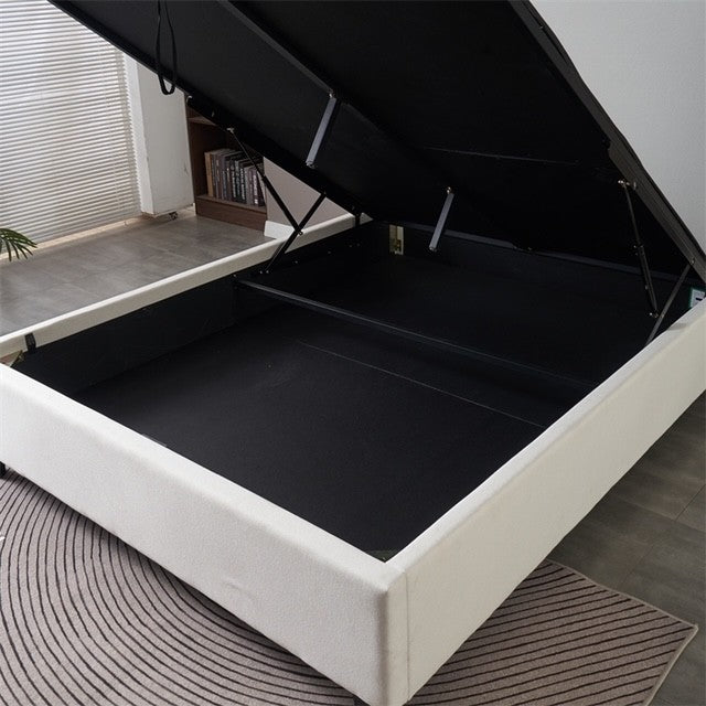 Rivera Ottoman Bed Super King - Beige