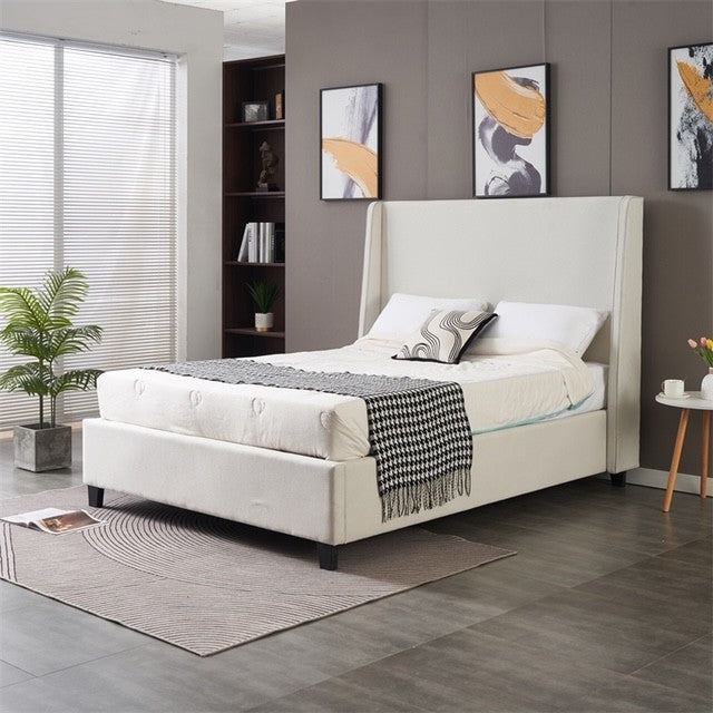Rivera Ottoman Bed Super King - Beige