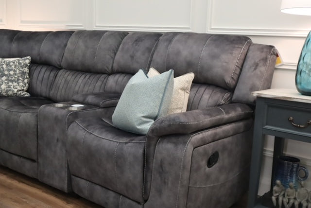 Alaska Power Corner - Charcoal fabric