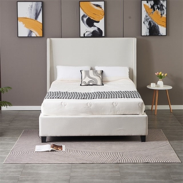 Rivera Ottoman Bed Super King - Beige