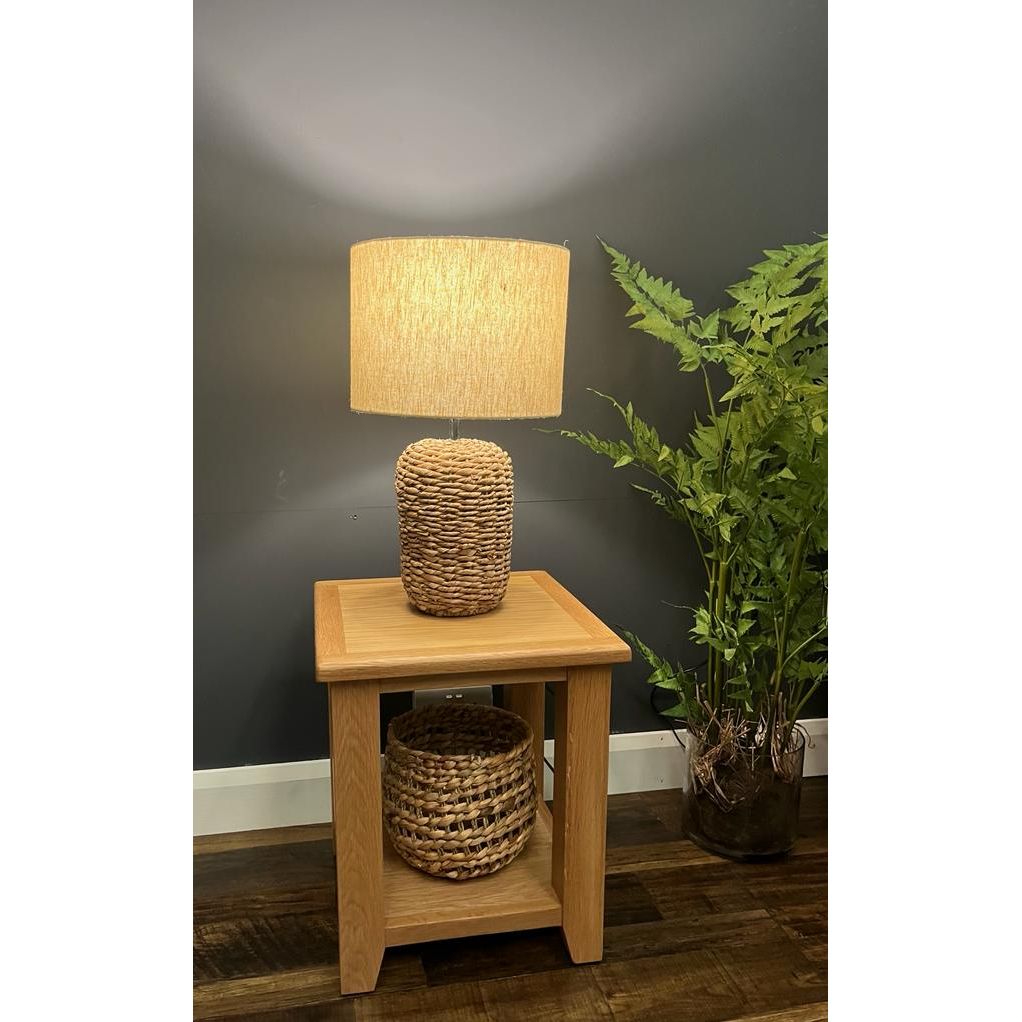 Corby Oak Lamp Table