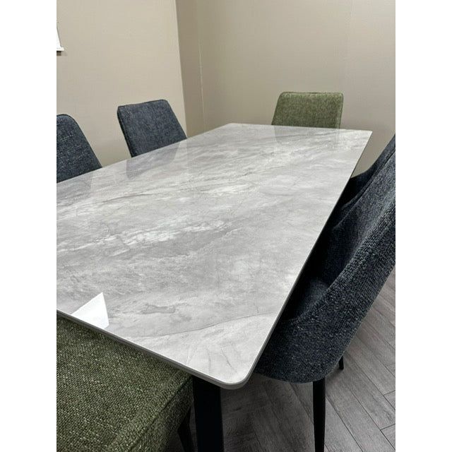 Ruben Dining Set - Grey Sintered Stone