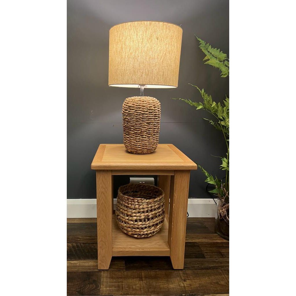 Corby Oak Lamp Table