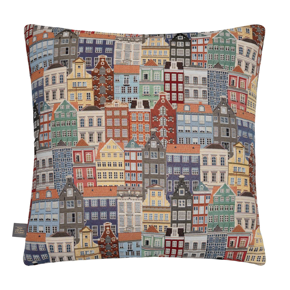 Scatterbox-Townscape 43x43cm Cushion, Oatmeal