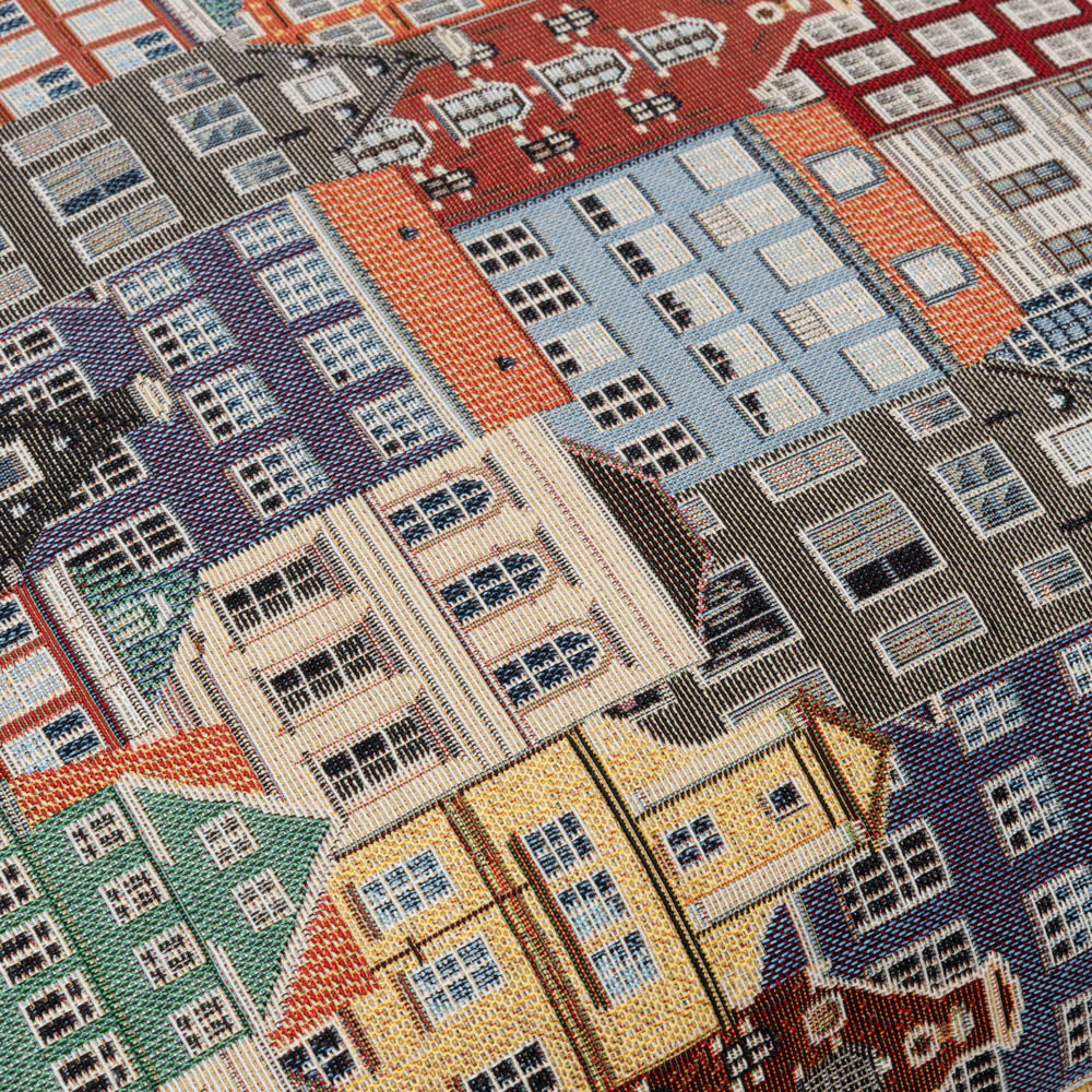 Scatterbox-Townscape 43x43cm Cushion, Oatmeal