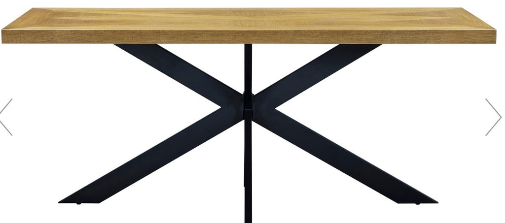 Windsor - 1.9m Table + 6 Tilly Smoke Grey PU
