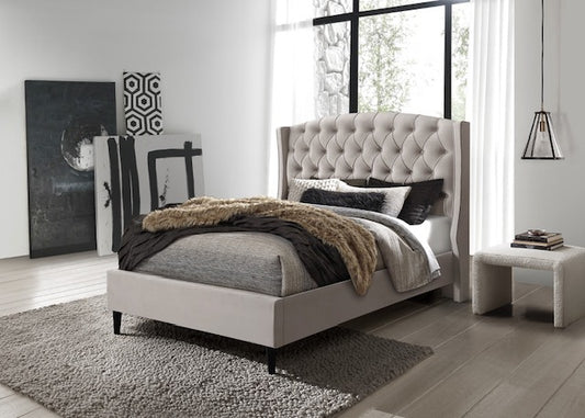 Windsor Bed Super King  - Mink Velvet