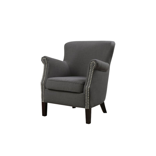 Harlow  Chair Charcoal Linen