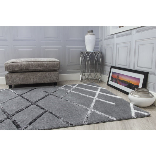 Grey Modern Rug - Synergy Connex