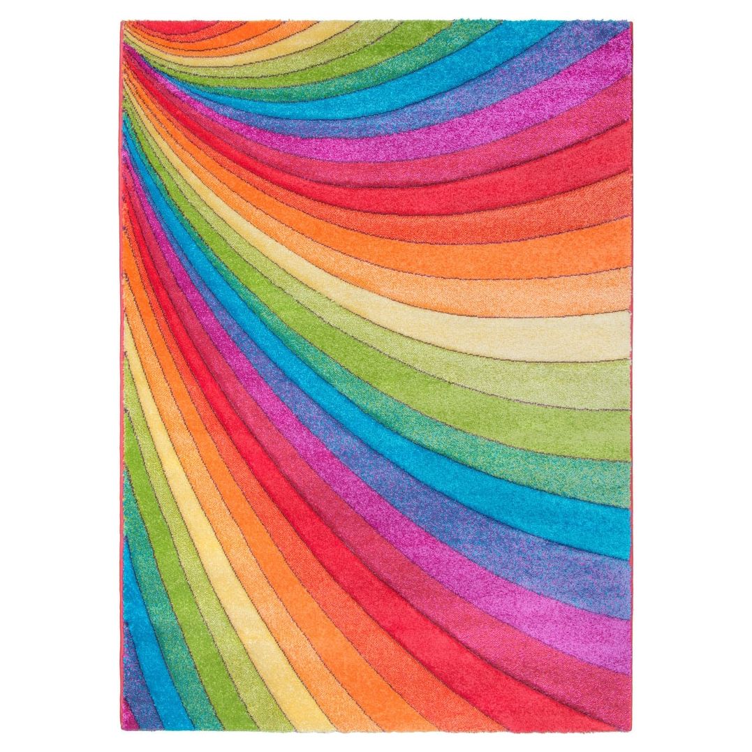 Multicolour Rainbow Modern Rug - Candy