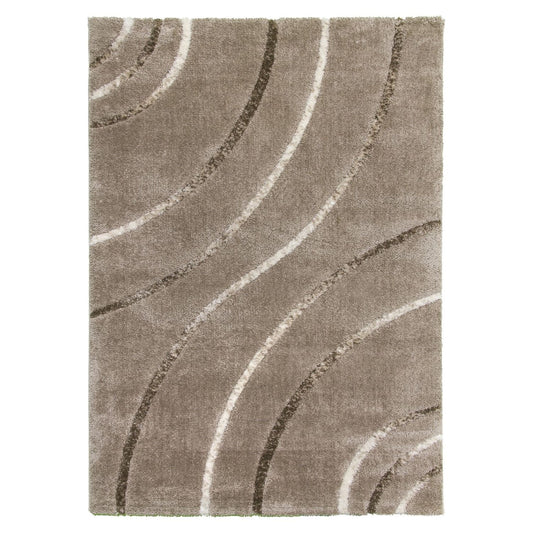 Taupe Modern Rug - Synergy Radiance