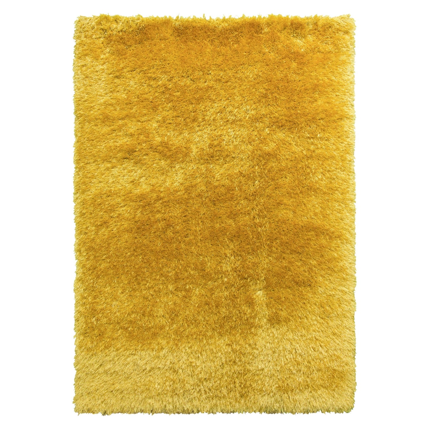 Yellow Shaggy Rug - Bentley