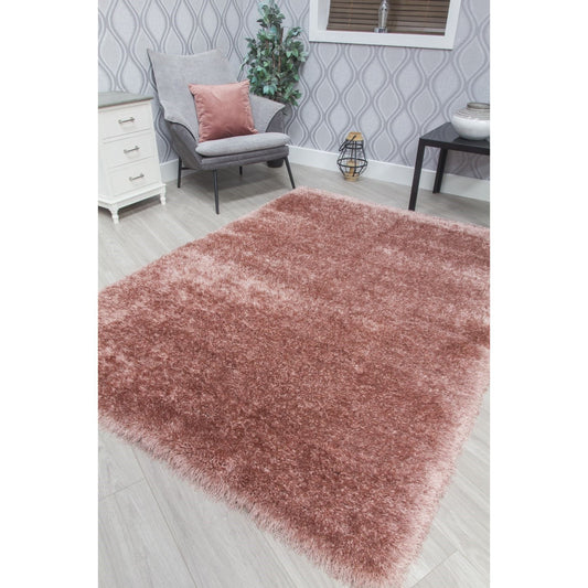 Pink Shaggy Rug - Bentley