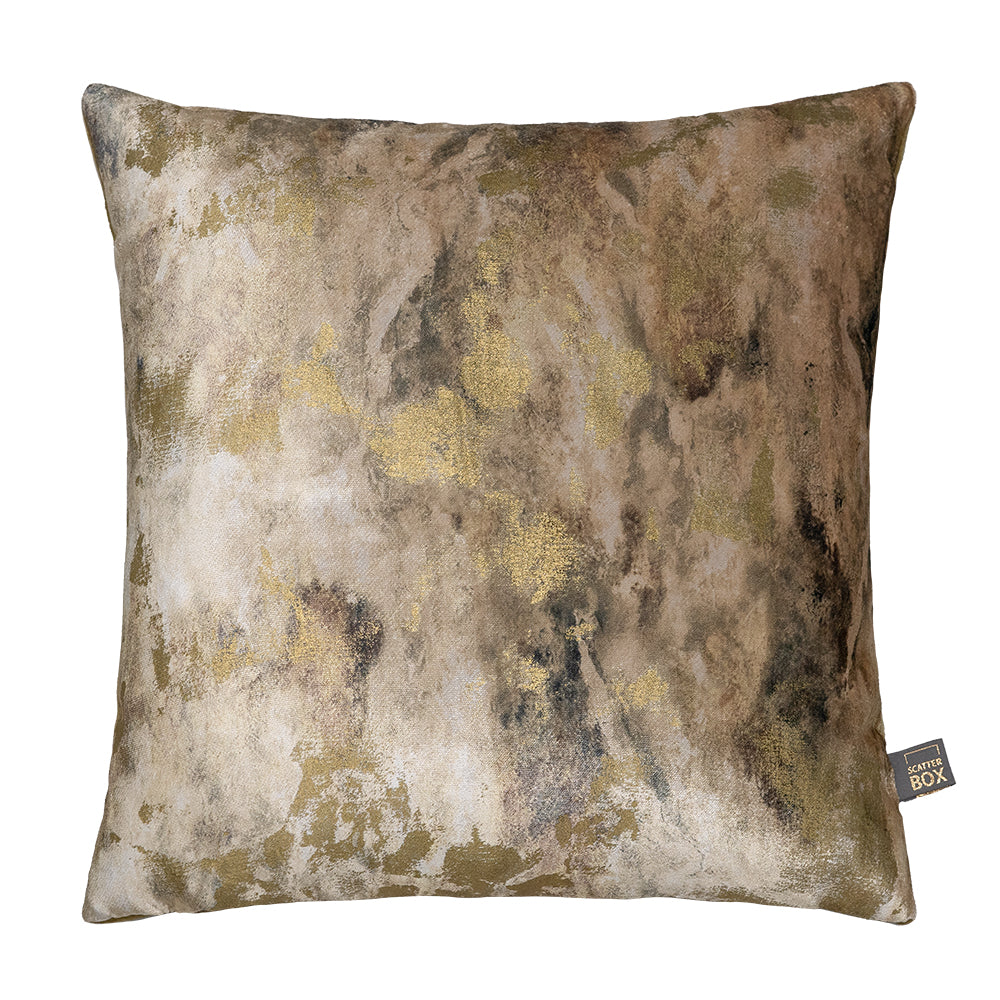 Scatter Box Caesium 43x43cm Cushion, Gold