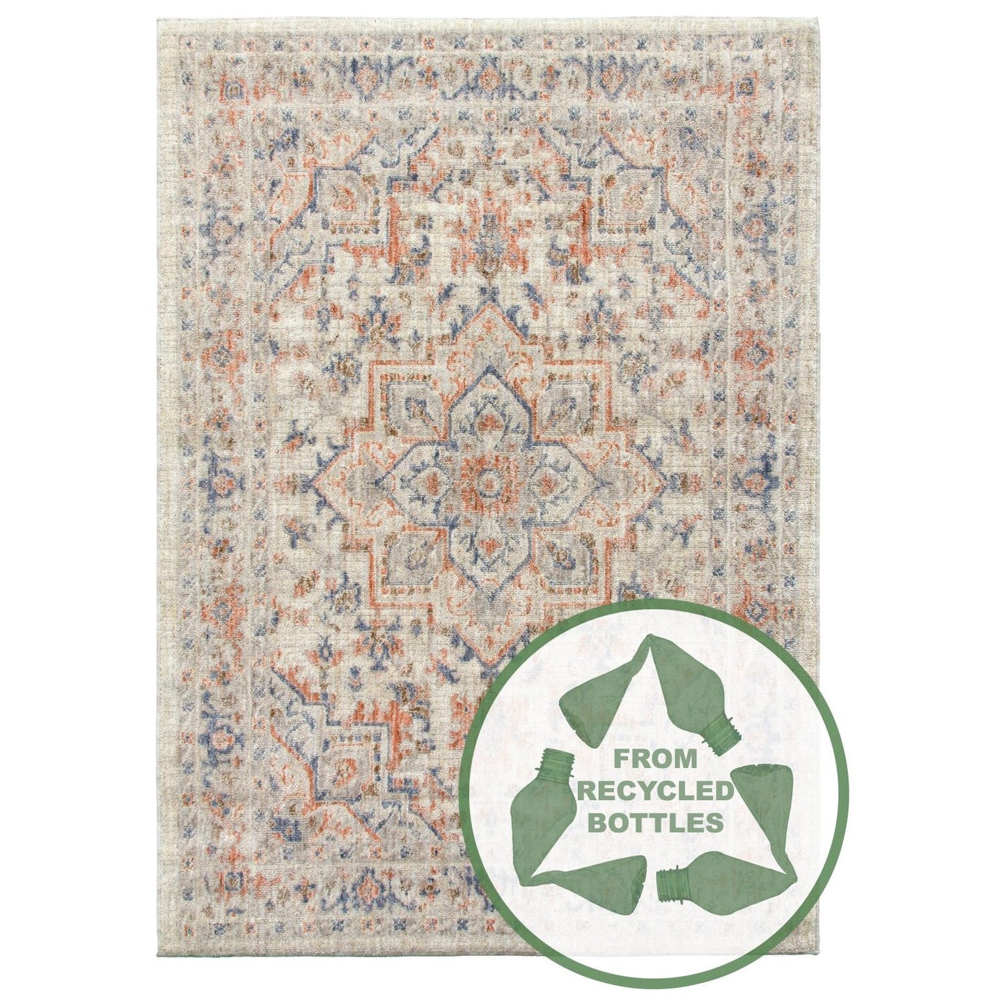 Cream Modern Rug - Revive Ariana