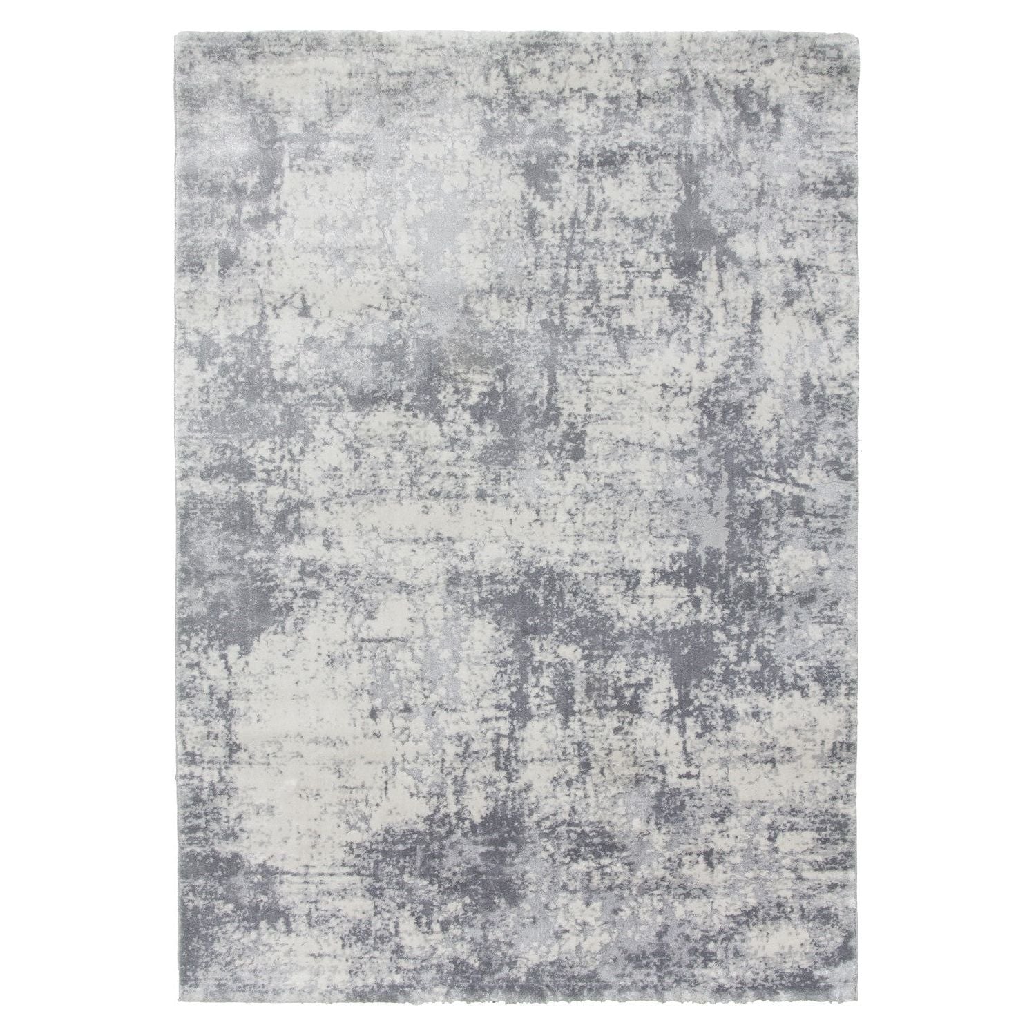 Grey Cream Abstract Rug - Rococo Sorolla