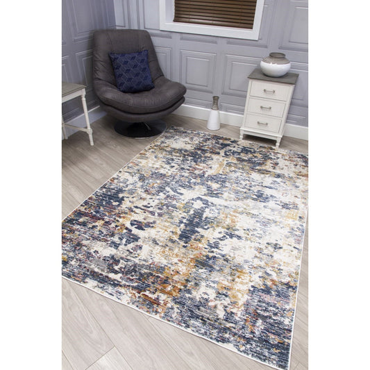 Multicoloured Abstract Rug - Boho Twilight