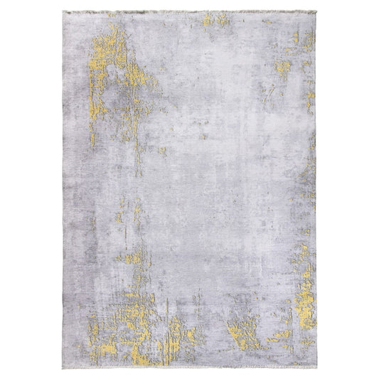 Grey Yellow Abstract Rug - Modena Puccini