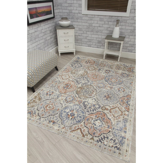 Cream Modern Rug - Revive Harmony