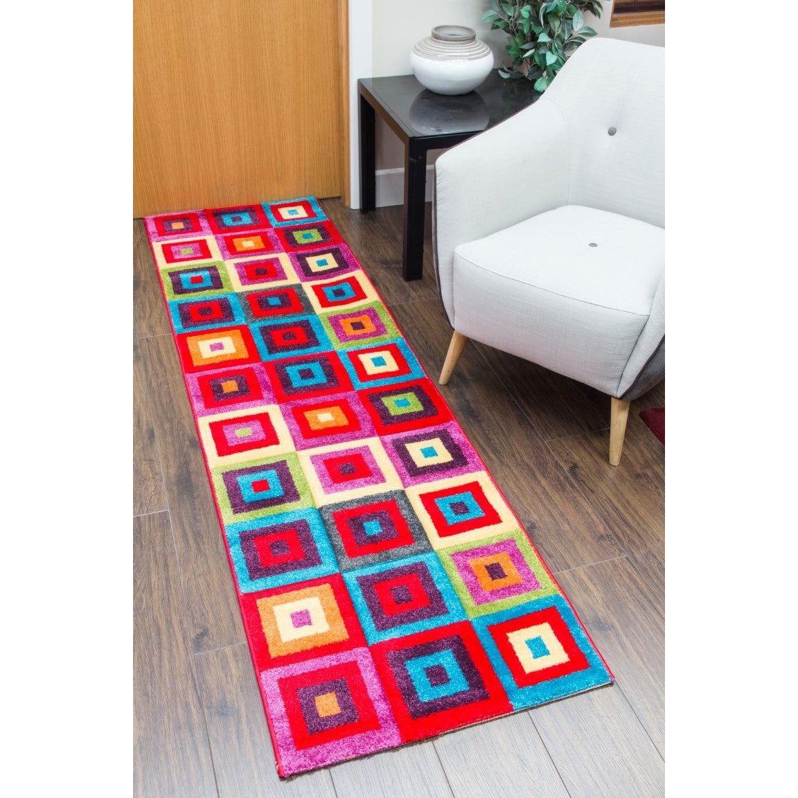 Candy Rug - Squares Multicoloured