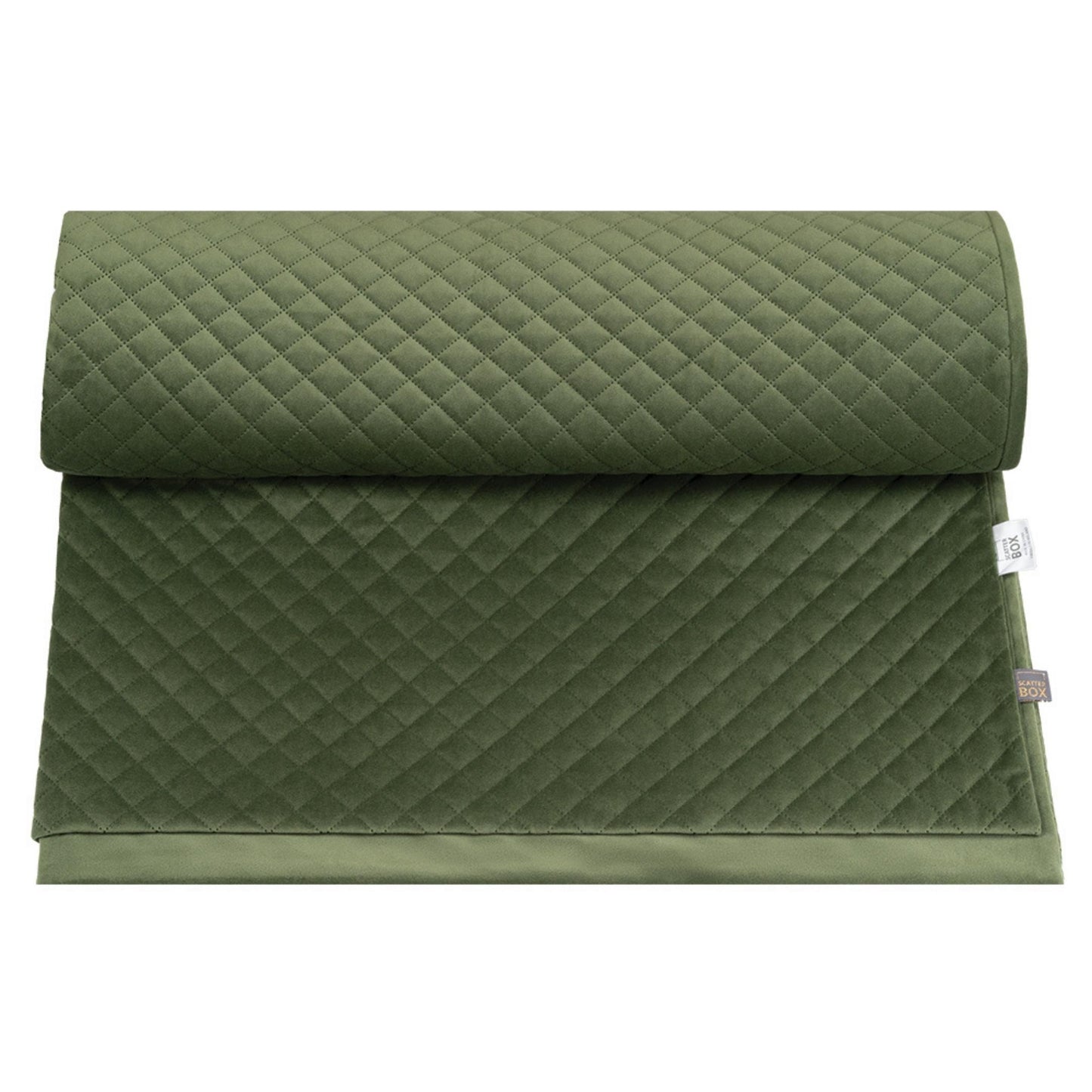 Scatter Box Erin 130x270cm Throw, Earth Green