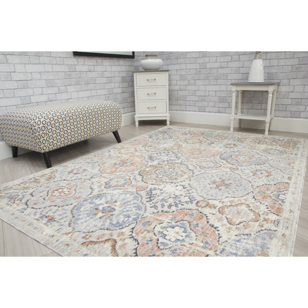 Cream Modern Rug - Revive Harmony