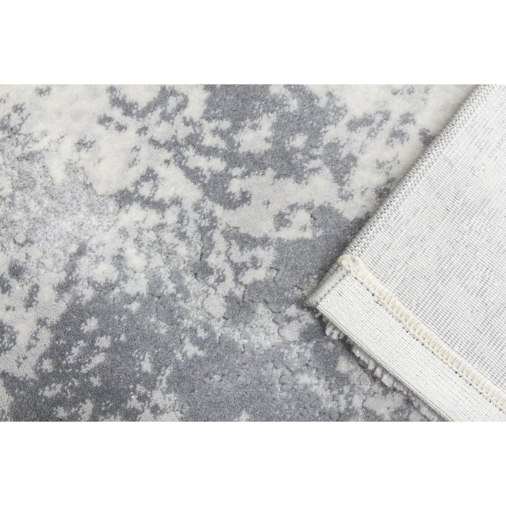 Grey Cream Abstract Rug - Rococo Sorolla