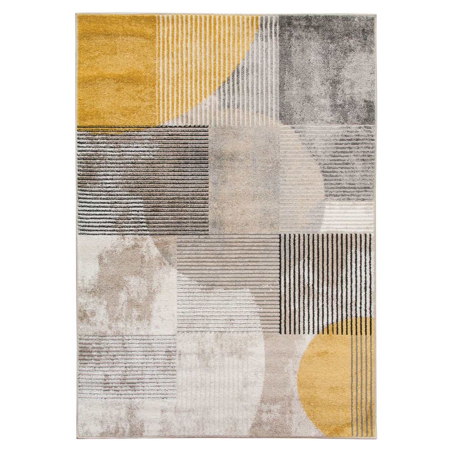 Casino Geo Ochre Rug