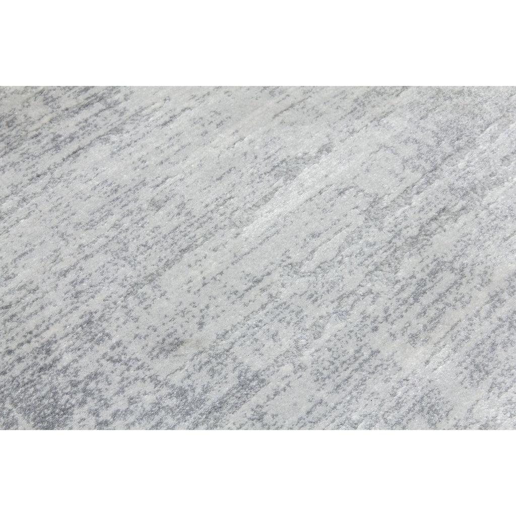 Grey Abstract Rug - Rococo Glossi