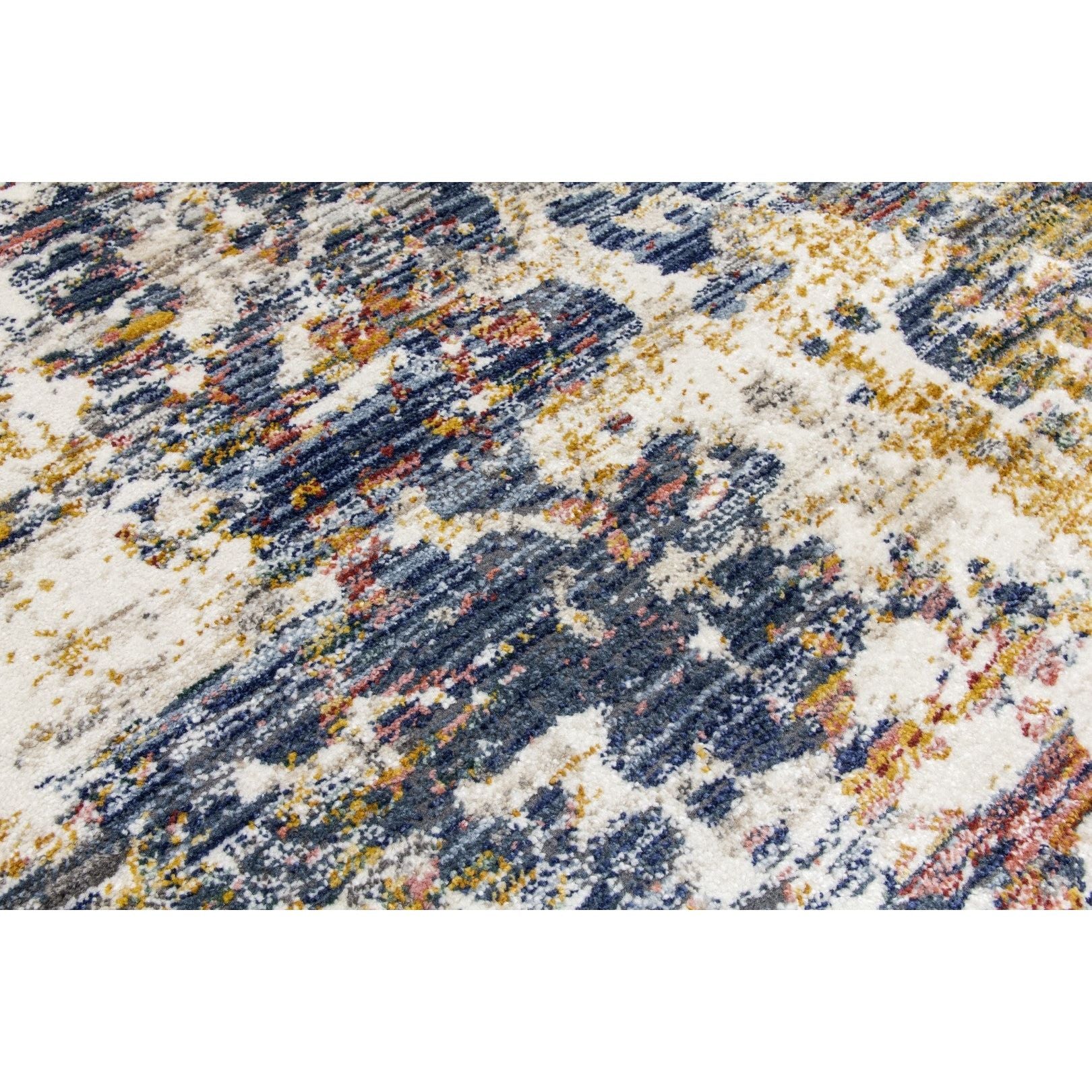 Multicoloured Abstract Rug - Boho Twilight