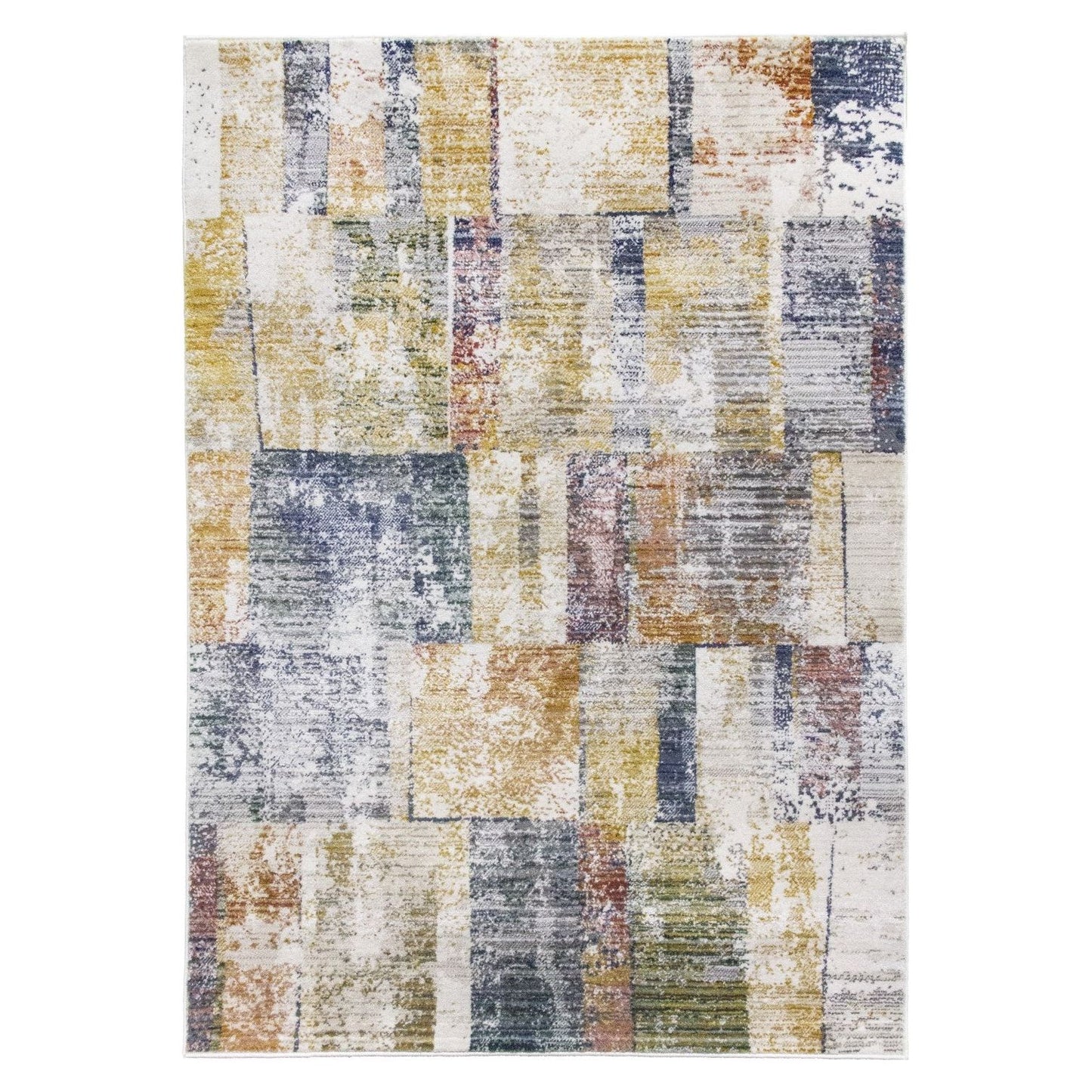 Multicoloured Abstract Rug - Boho Mosaic