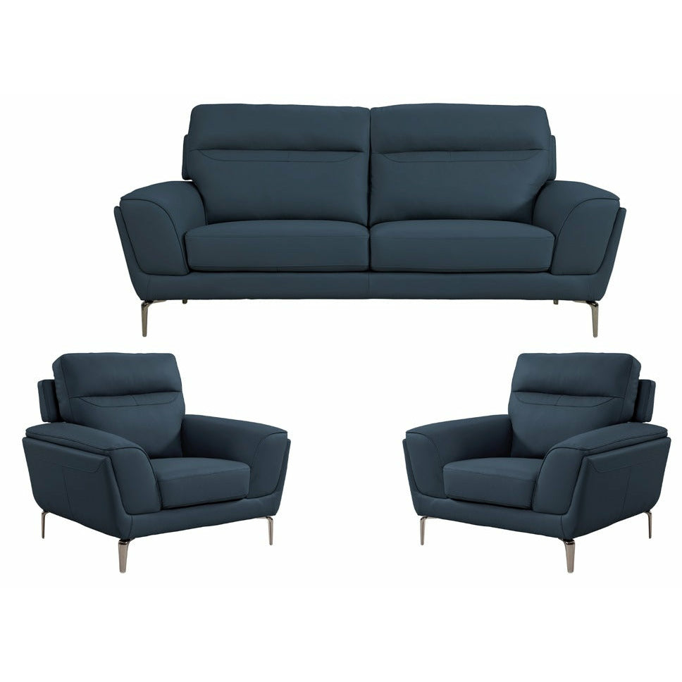 Francesco Sofa Range - Indigo Blue