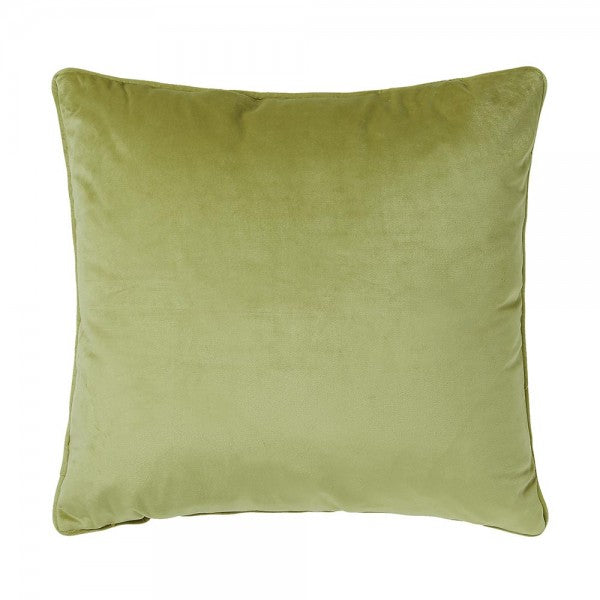 Scatter Box Bellini Velour Cushion, Moss 45x45