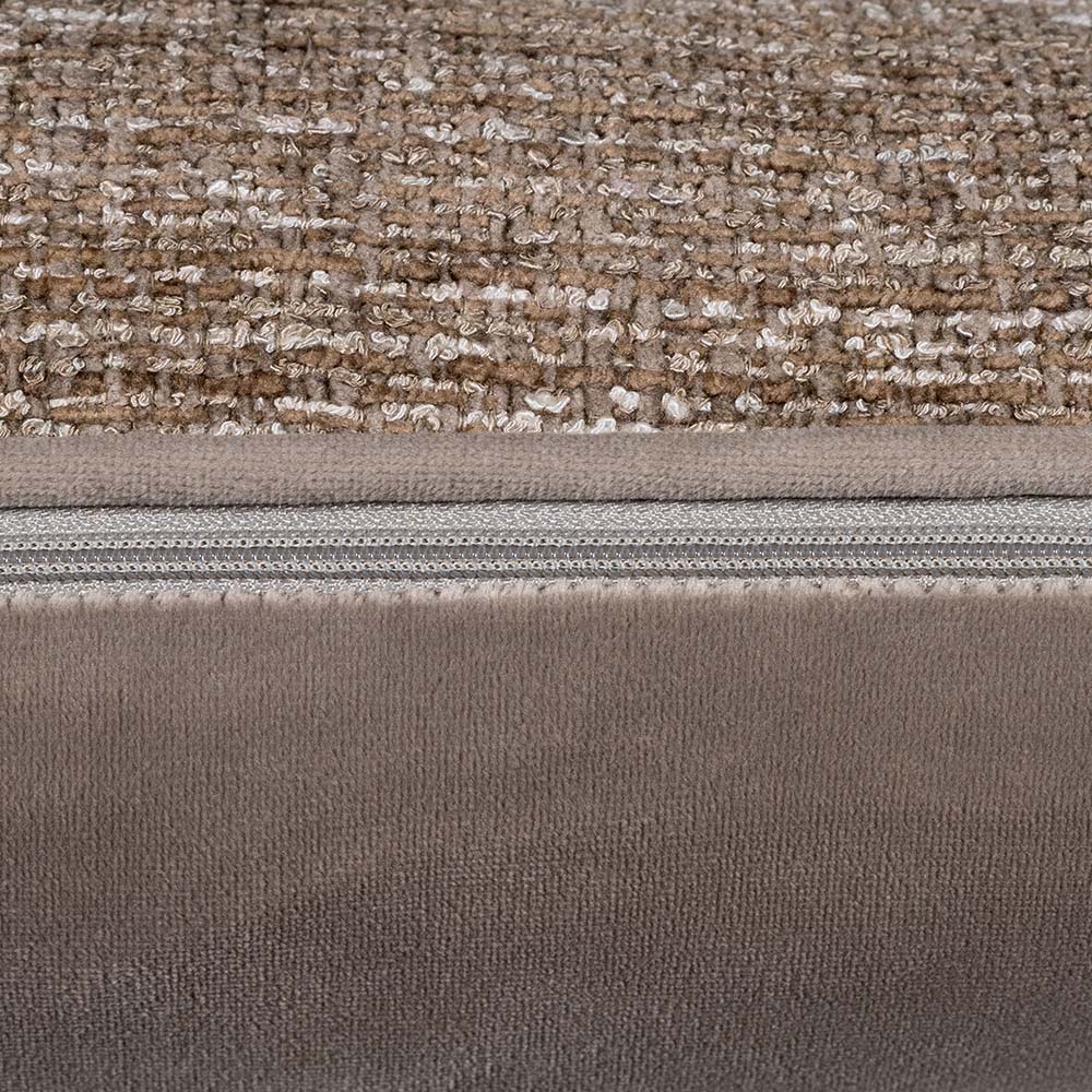 Scatter Box Beckett Cushion, Natural/Mink 43 x 43cm