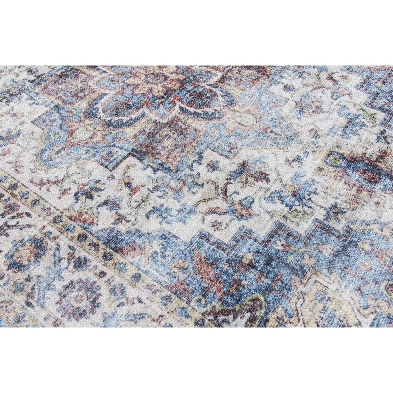 Blue Cream Modern Rug - Modena Vita