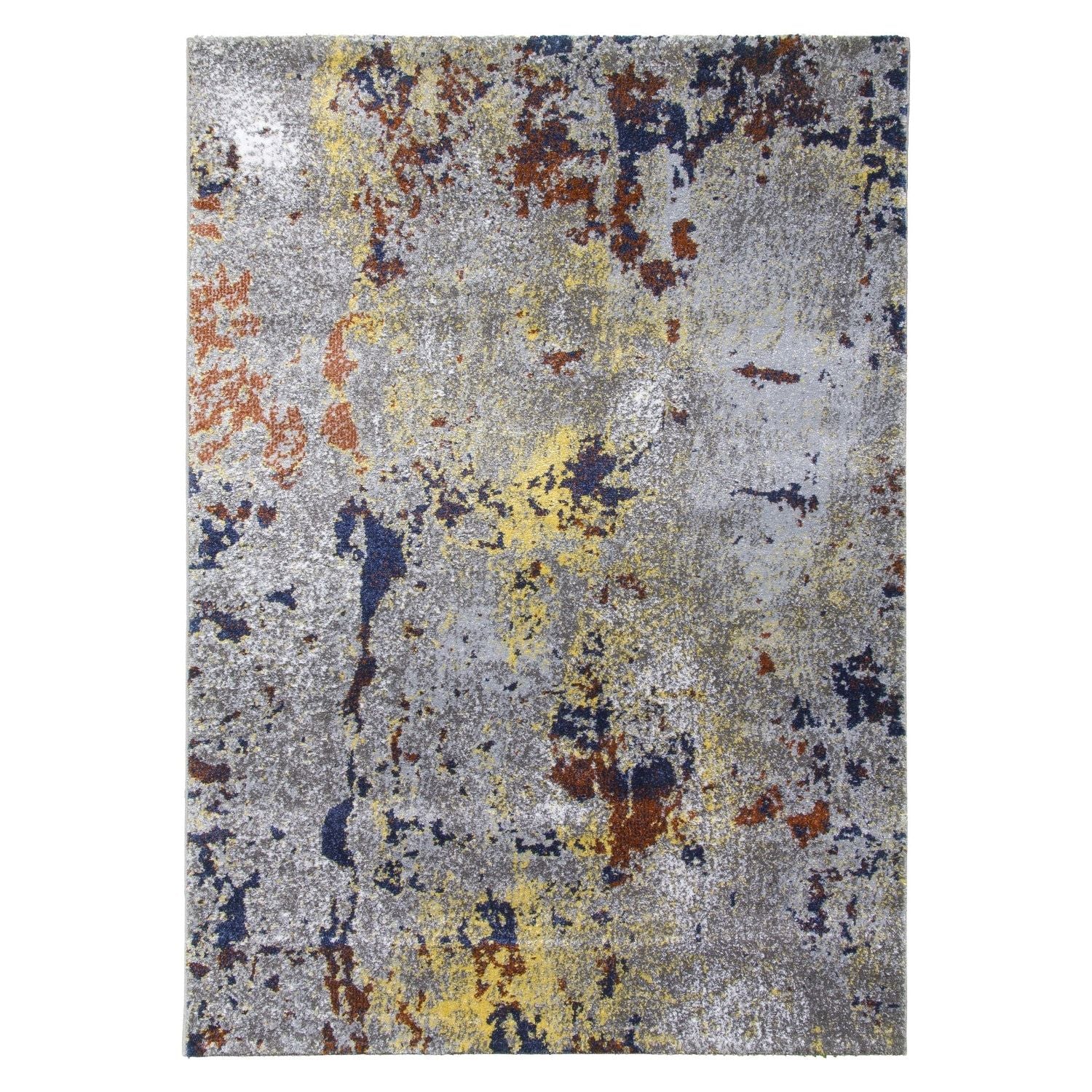 Multicoloured Abstract Modern Rug - Carousel Zest