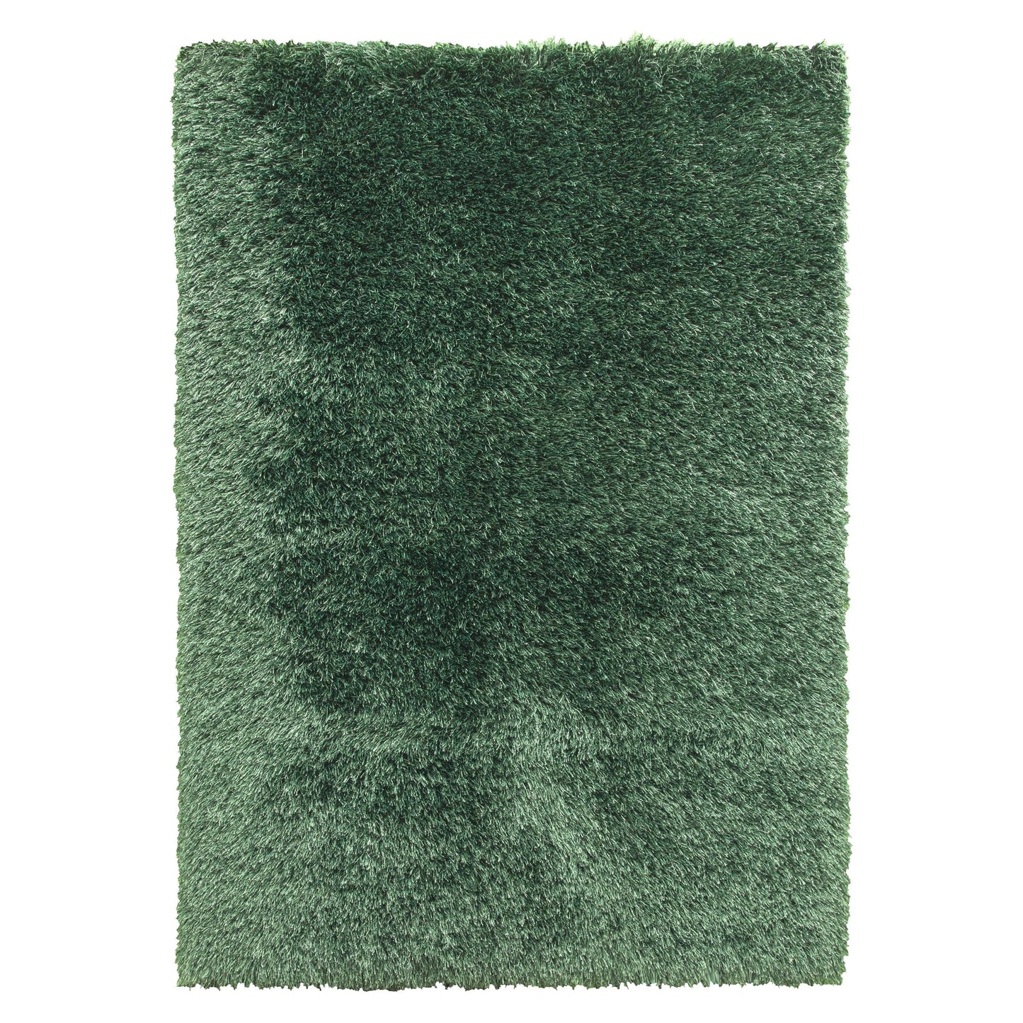 Green Shaggy Rug - Bentley