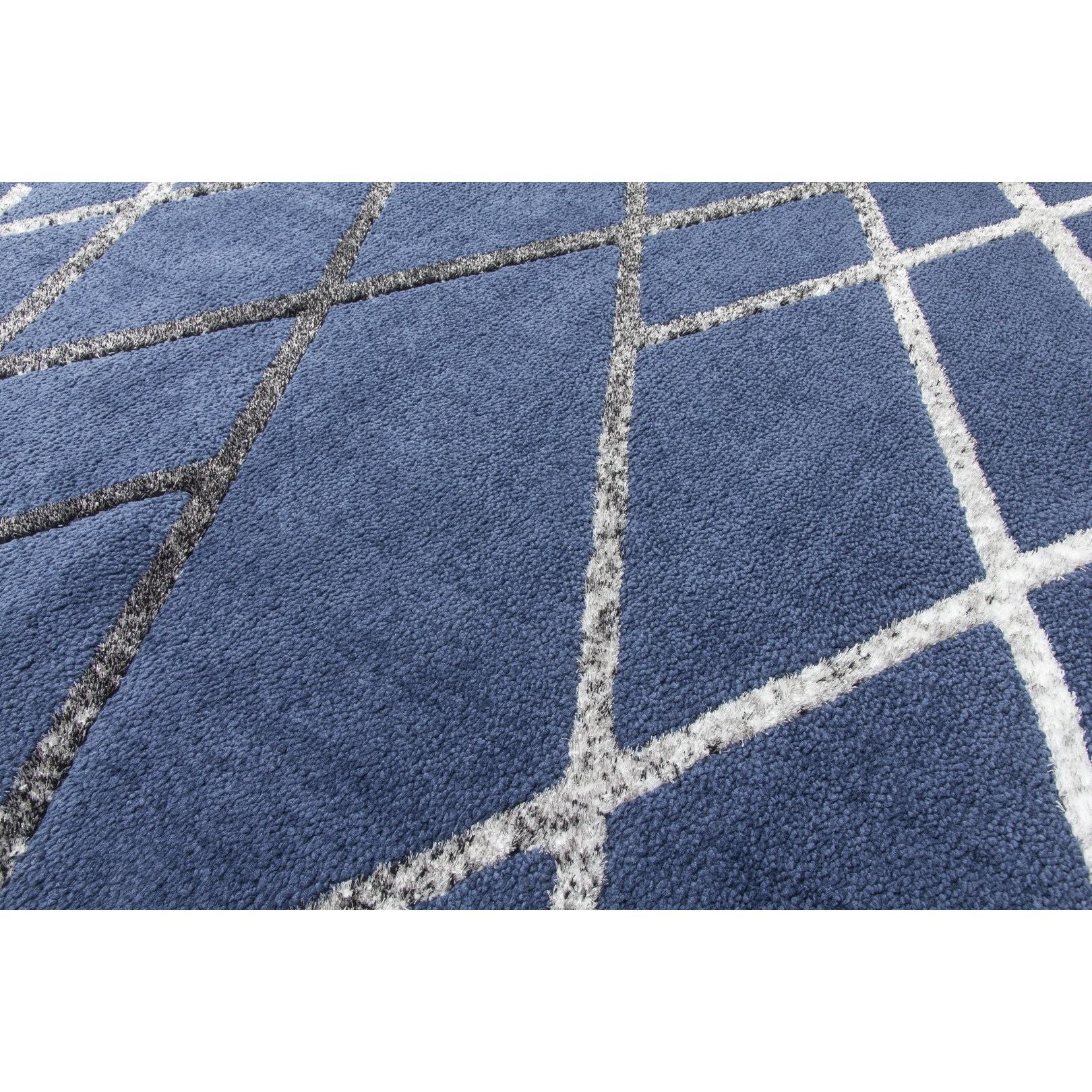 Navy Modern Rug - Synergy Connex