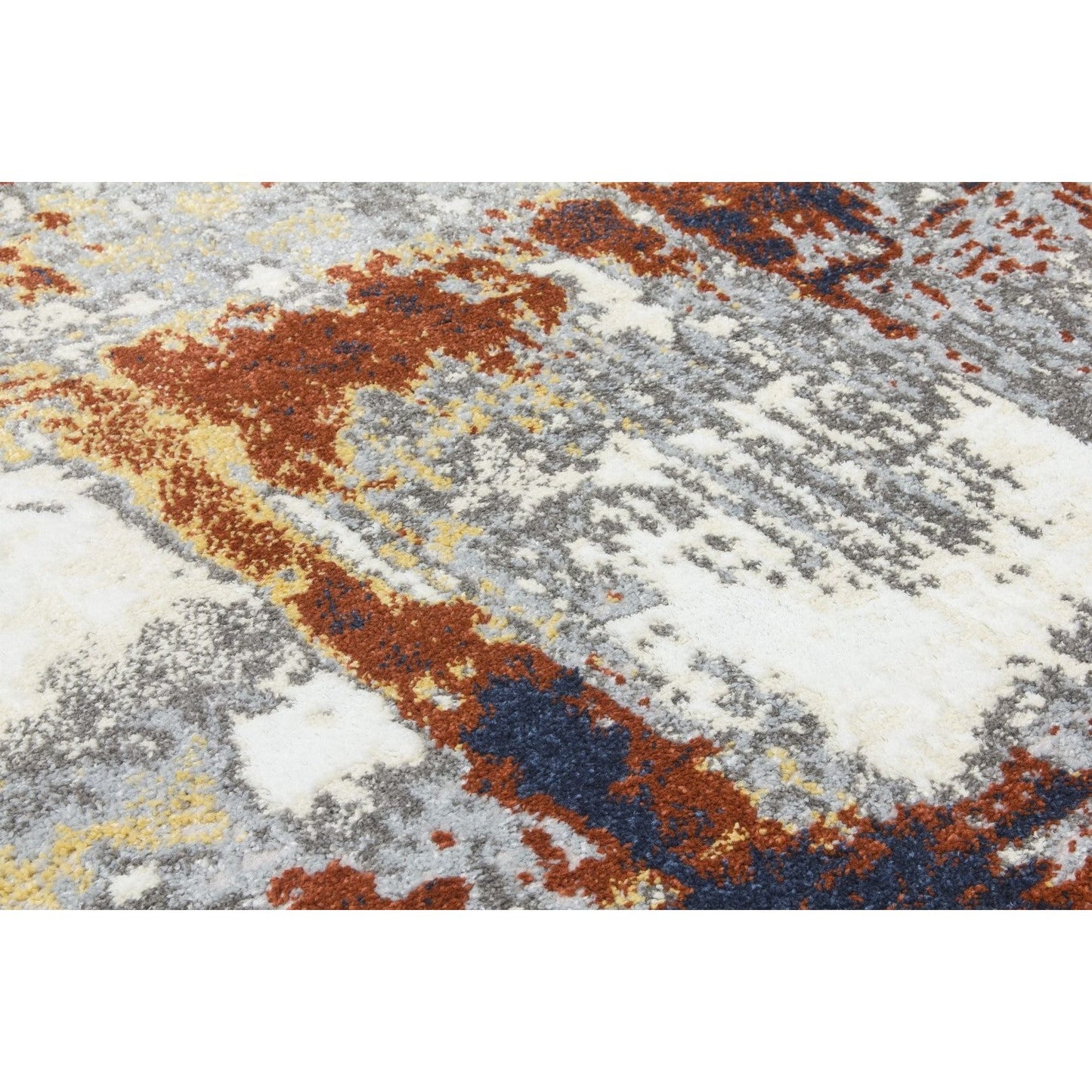 Multicoloured Abstract Modern Rug - Carousel Casso