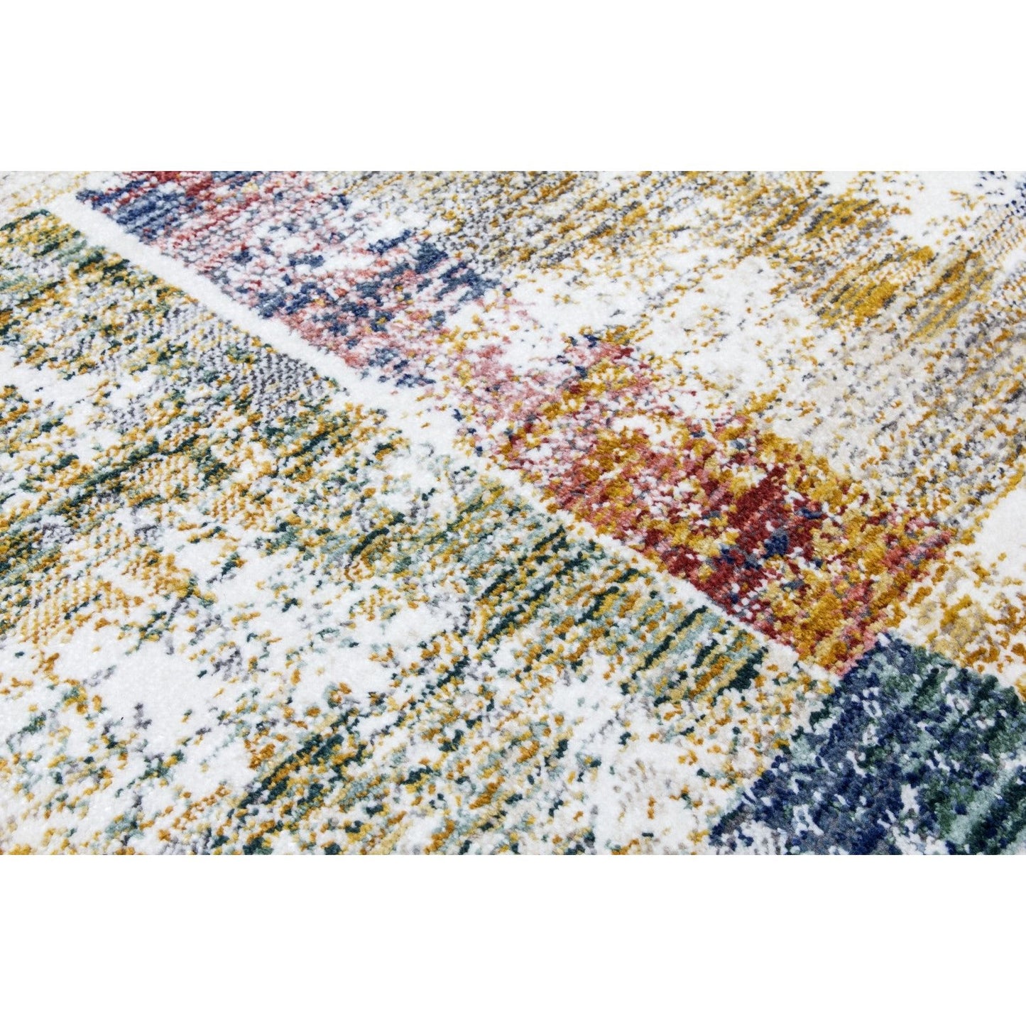 Multicoloured Abstract Rug - Boho Mosaic