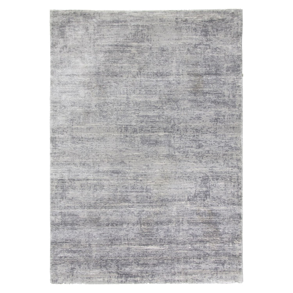 Grey Abstract Rug - Rococo Glossi