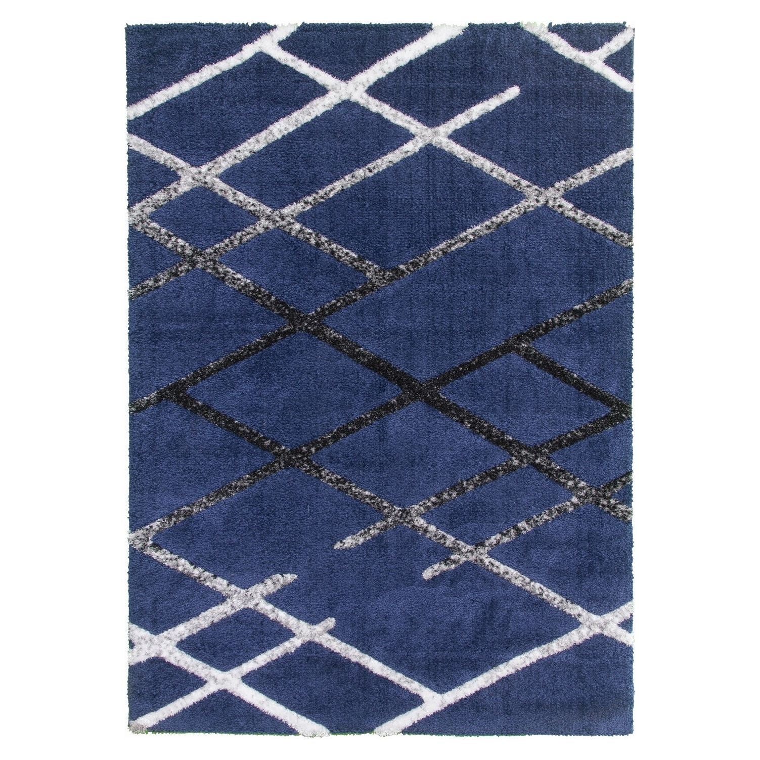 Navy Modern Rug - Synergy Connex