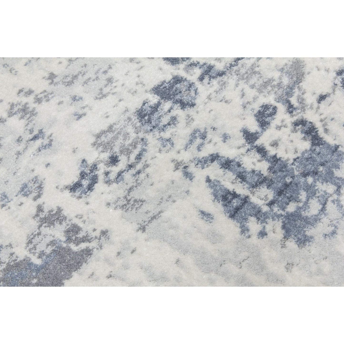 Grey Blue Abstract Rug - Rococo Cezanne