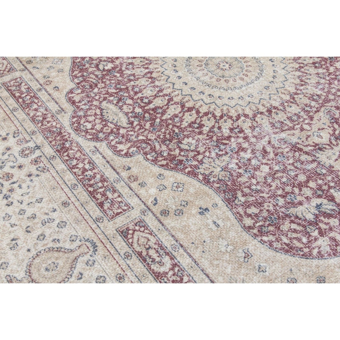 Red Cream Modern Rug - Modena Shiraz